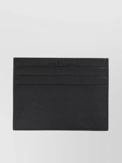 Kiton Logo-plaque Calf Leather Cardholder