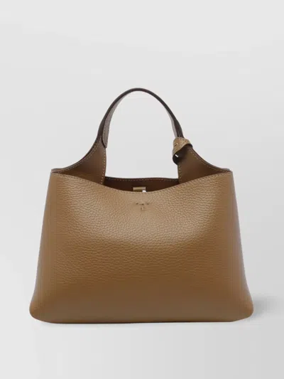 Tod's Micro Handbag With Textured Finish And Adjustable Strap