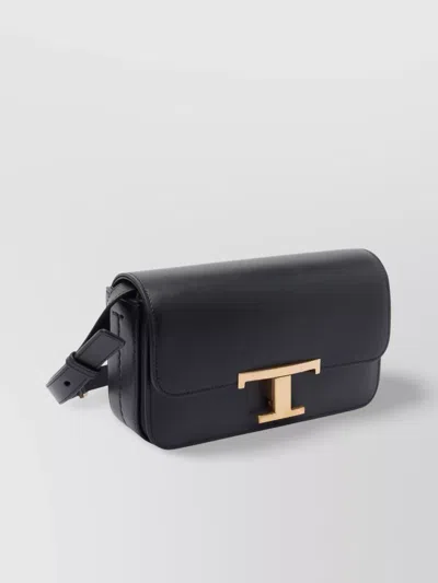 Tod's Shoulder Bag With Adjustable Strap And Gold Hardware
