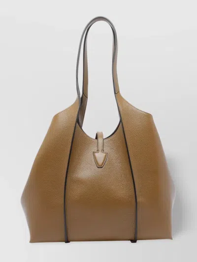 Tod's Structured Dual Handle Shoulder Bag