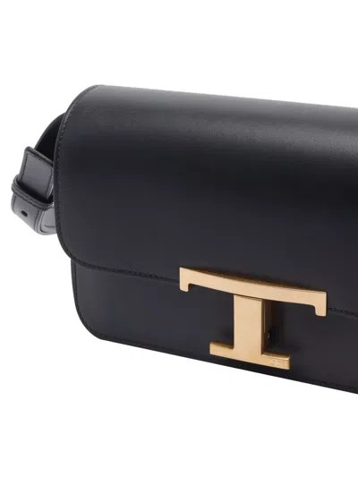 Tod's Shoulder Bag With Adjustable Strap And Gold Hardware