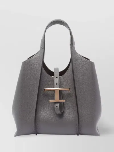 Tod's Mini Structured Tote Bag With Top Handle