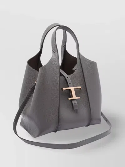 Tod's Mini Structured Tote Bag With Top Handle