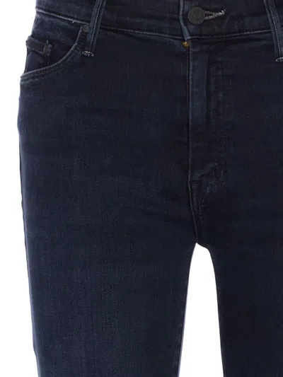 Mother The Weekender Fray Jeans Chip On My Shoulder In Black
