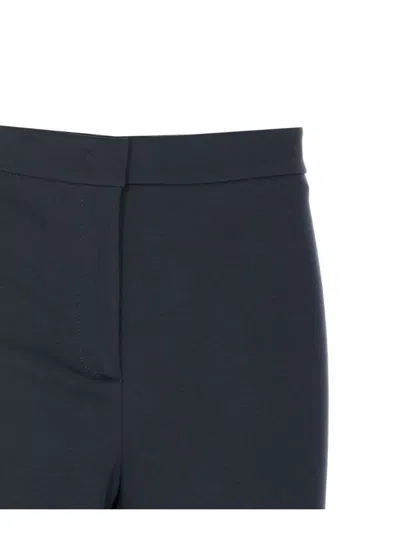 Pinko Flared High Waist Straight Leg Trousers In Blue