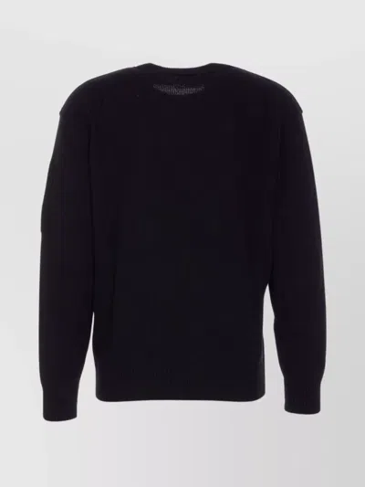 C.p. Company C.p.company Long Sleeve Crew-neck Sweater In Blue
