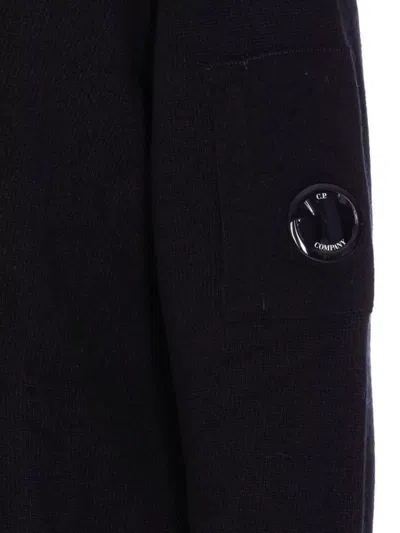 C.p. Company C.p.company Long Sleeve Crew-neck Sweater In Blue