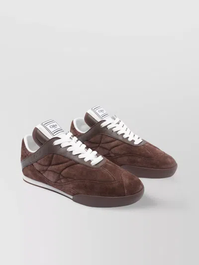 Chloé Round Toe Low-top Sneakers