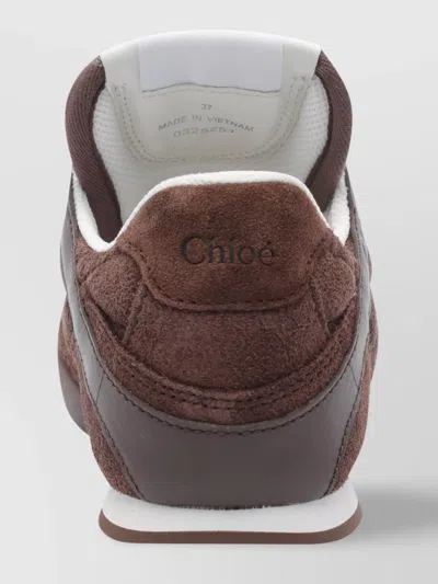 Chloé Round Toe Low-top Sneakers