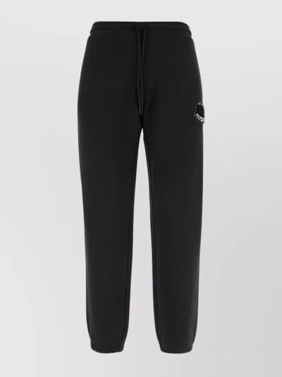 Moncler Cotton Joggers With Elasticated Cuffs And Drawstring Waistband