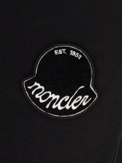 Moncler Cotton Joggers With Elasticated Cuffs And Drawstring Waistband