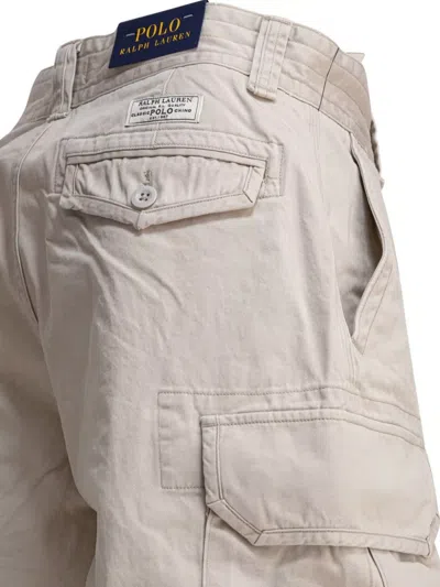 Polo Ralph Lauren 27 Cargo Shorts With Multiple Pockets In White