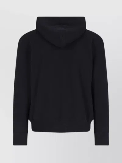 Comme Des Garçons Play Hooded Sweatshirt With Drawstring And Pockets