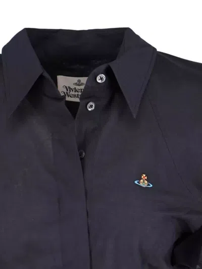 Vivienne Westwood Relaxed Fit Top Puff Sleeves In Black