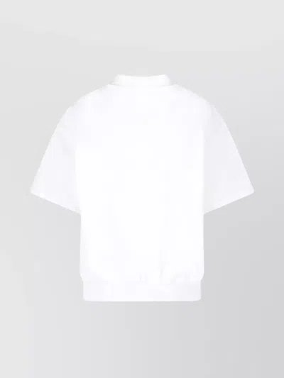 Anine Bing Jay Printed Cotton-jersey Sweatshirt In White