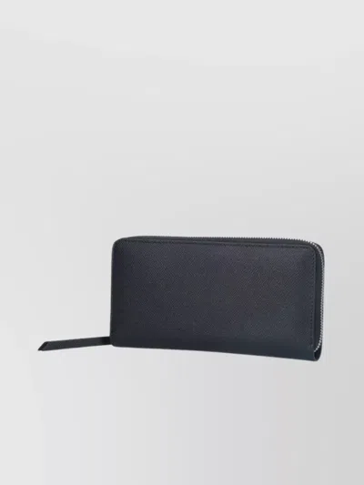 Maison Margiela Textured Finish Wallets Contrast Stitching