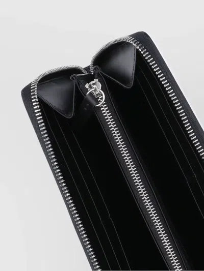 Maison Margiela Textured Finish Wallets Contrast Stitching