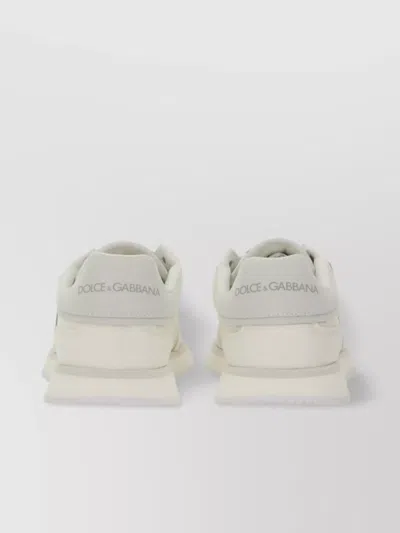 Dolce & Gabbana High-top Sneakers Collar Padded In Neutral