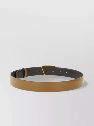 Tod's Leather Belt Adjustable Gold-tone Buckle