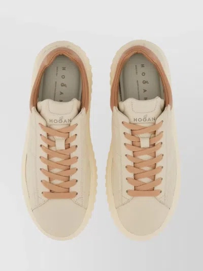 Hogan Chunky Sole Sneakers With Contrast Heel Tab