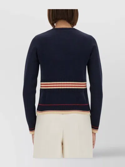 Valentino Cotton Sweater Crew Neck Long Sleeves