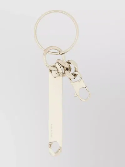 Mm6 Maison Margiela Minimalist Keyring With Logo Embellishment