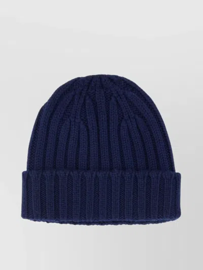 Aspesi Knit Ribbed Folded Cuff Hat
