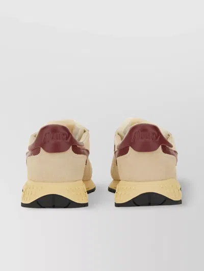 Autry Low-top Rubber Sole Sneakers With Contrast Panel