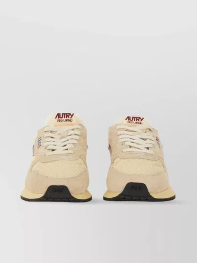 Autry Low-top Rubber Sole Sneakers With Contrast Panel