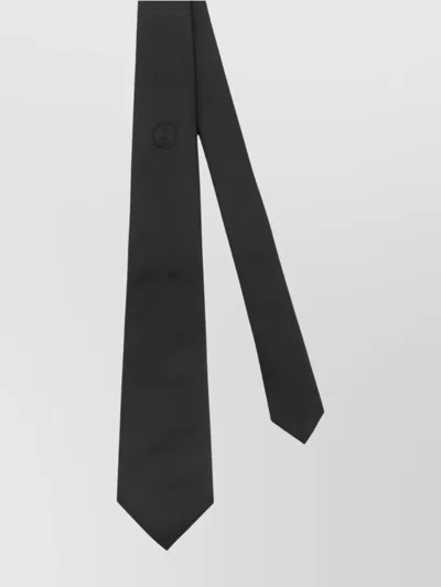 Giorgio Armani Silk Tie With 8cm Width And Diagonal Pattern