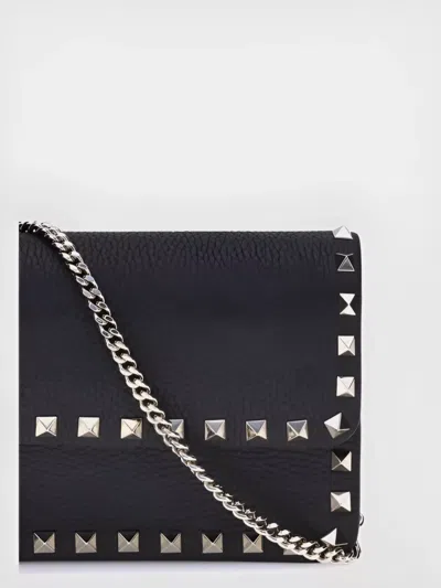 Valentino Studded Chain Flap Pouch