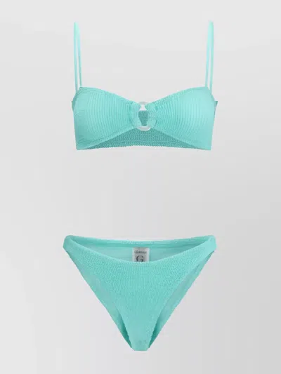 Hunza G Misty Bikini Ring Detail In Blue