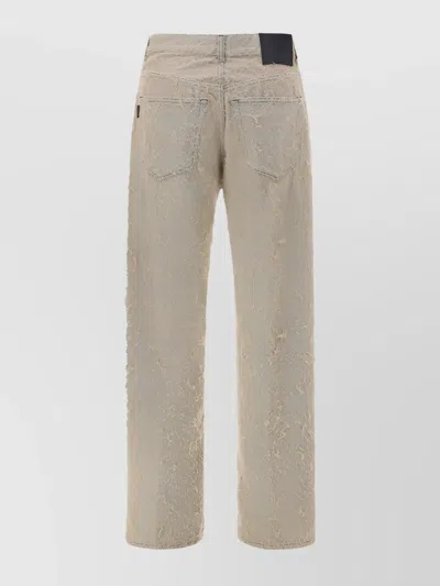 Haikure Pilling Effect Cotton Jeans