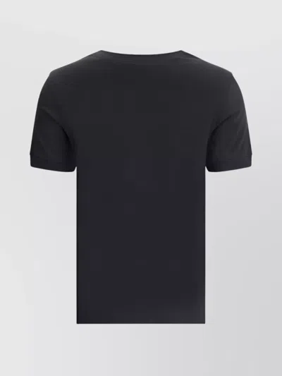 Dolce & Gabbana Recognizable Logo Crew Neck T-shirt In Black