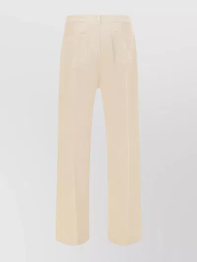 Rick Owens Tailored Corduroy Geth Pants In Neutral