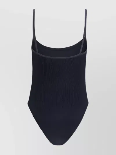 Hunza G Pamela High Neck Crinkle Swimsuit