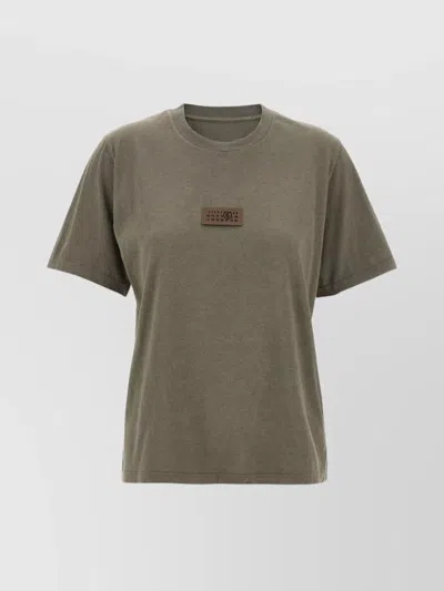 Mm6 Maison Margiela Mm6 By Maison Margiela Numeric Signature Patch T-shirt