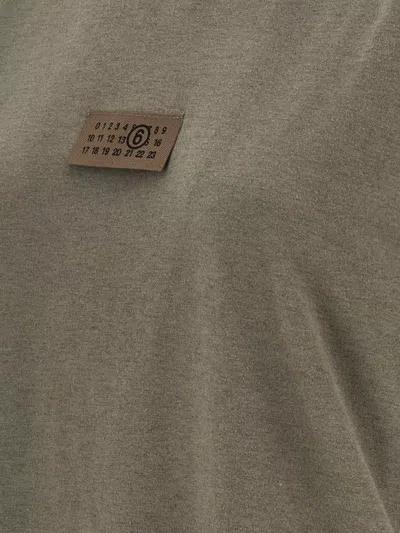 Mm6 Maison Margiela Mm6 By Maison Margiela Numeric Signature Patch T-shirt