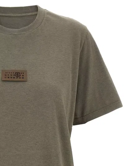 Mm6 Maison Margiela Mm6 By Maison Margiela Numeric Signature Patch T-shirt
