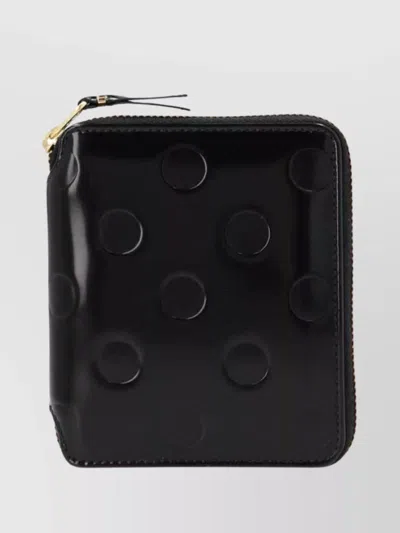 Comme Des Garçons Embossed Polka Dot Wallet Design