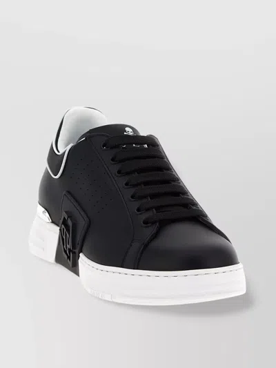 Philipp Plein Nappa Leather Sneakers Low Top Hexagon