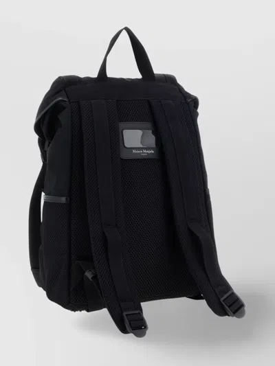 Maison Margiela Medium High-tech Backpack In Black