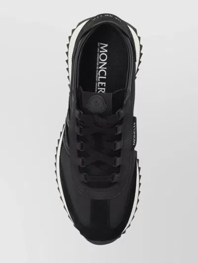 Moncler Pacey2 Suede & Nubuck Trainers, Men, Black, Size: 46