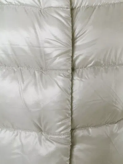 Herno Long Quilted Padded Coat With High Collar