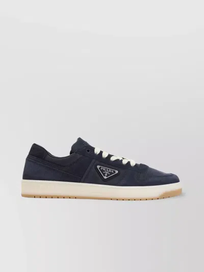 Prada Suede Calf Leather Low-top Sneakers