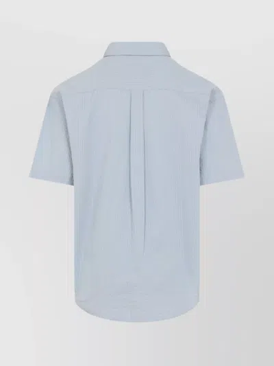 Carhartt Short Sleeves Toland Shirt In Blue