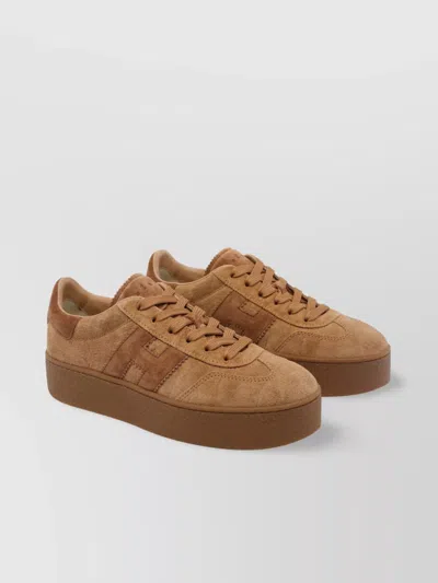Hogan Low Top Sneakers Platform Sole