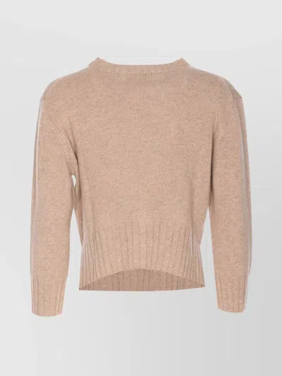 Loulou Studio Crewneck Knitwear Long Sleeves In Neutral
