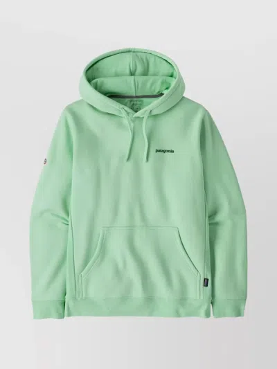 Patagonia Hooded Sweatshirt Kangaroo Pocket In Green