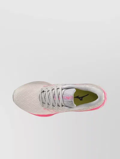 Mizuno Low Top Sneakers With Mesh Upper And Rubber Outsole